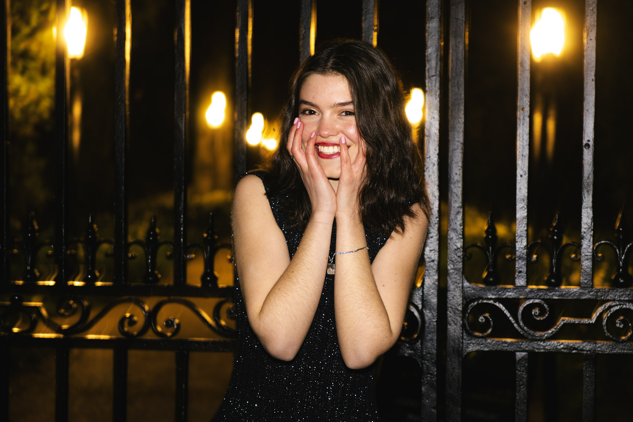 Hannah smiling