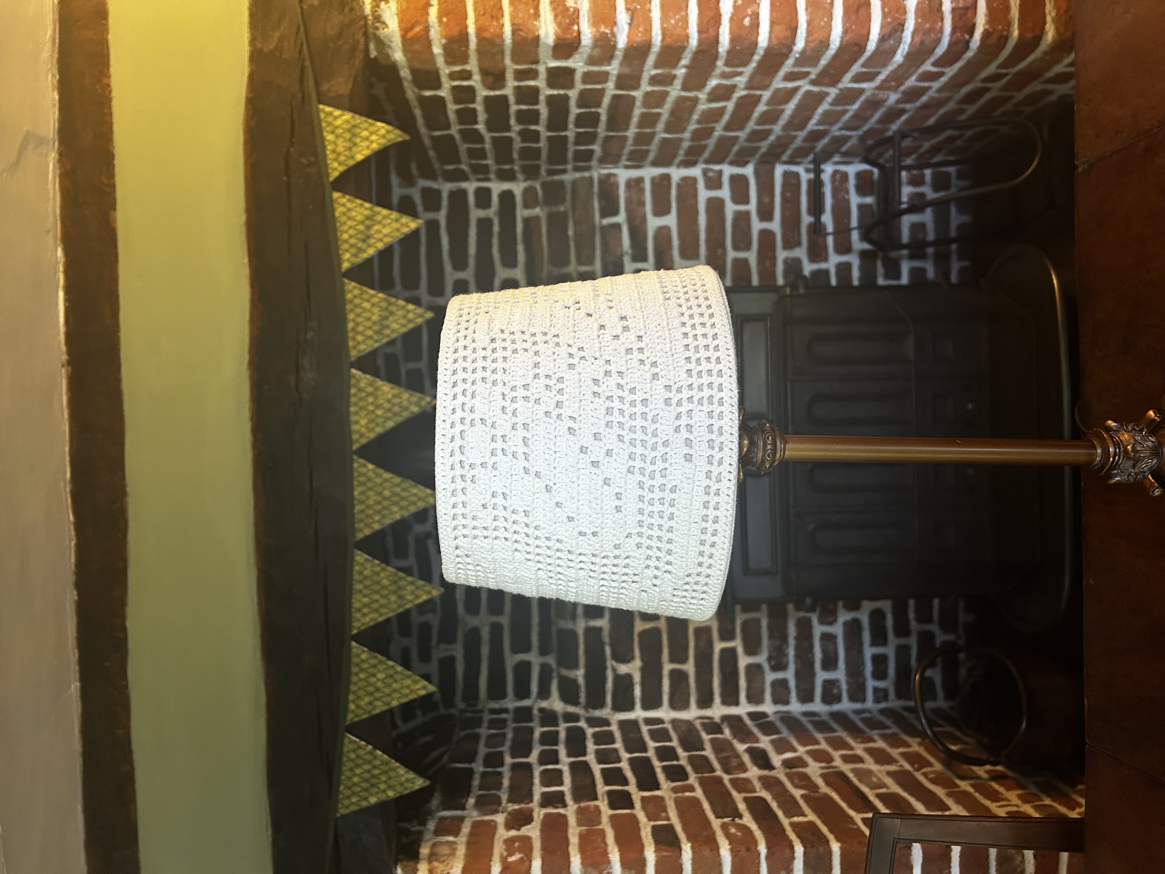 Inigo Flowers Lampshade on lamp